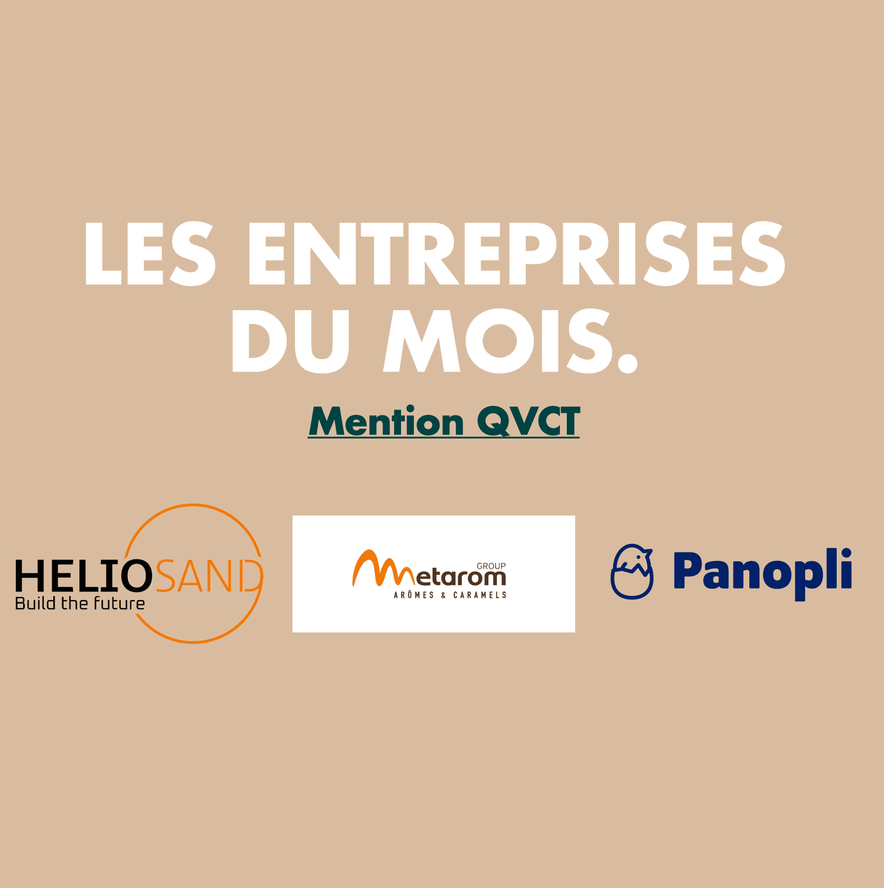 Les Entreprises du mois!